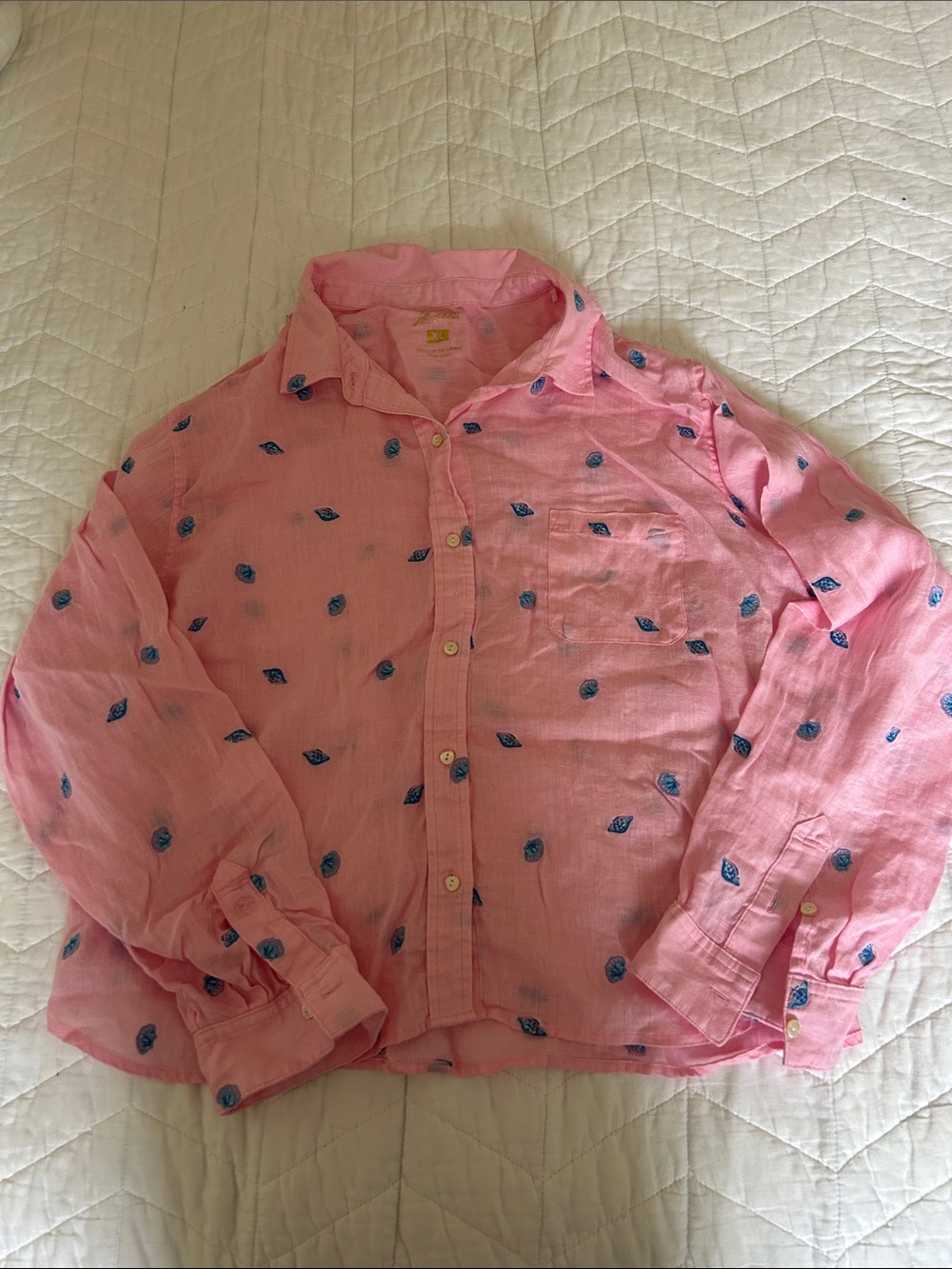 Lilly Pulitzer Linen Button Down